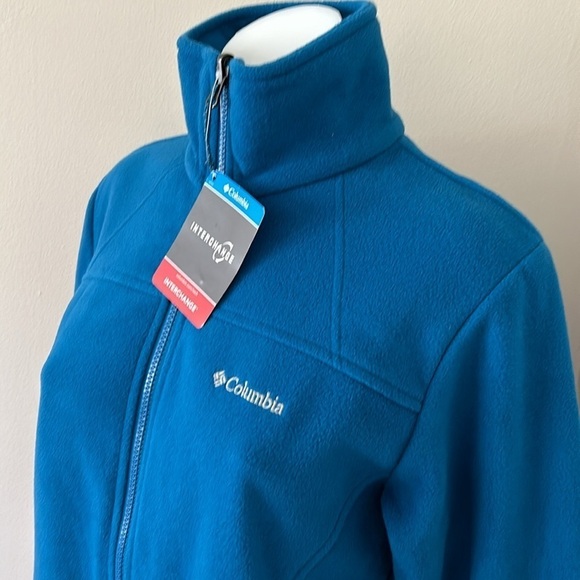 (NWT) Columbia Women’s Falls II Full-Zip Fleece Jacket in Teal, Small - Picture 6 of 17